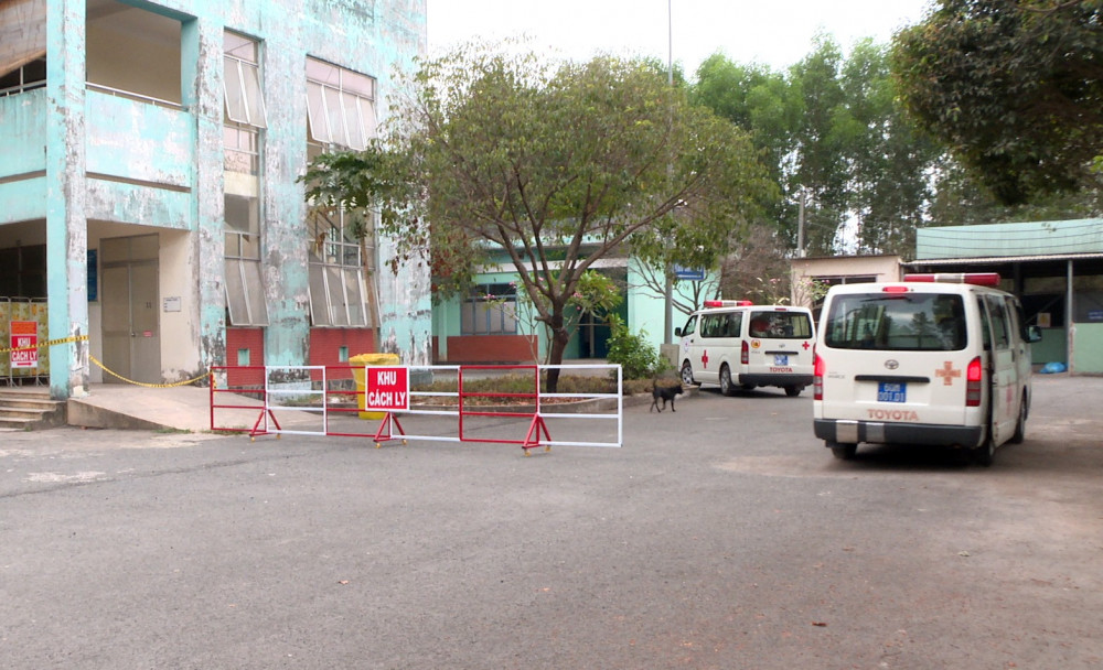 Khu cách ly tập trung tại Bệnh viện Phổi tỉnh Đồng Nai