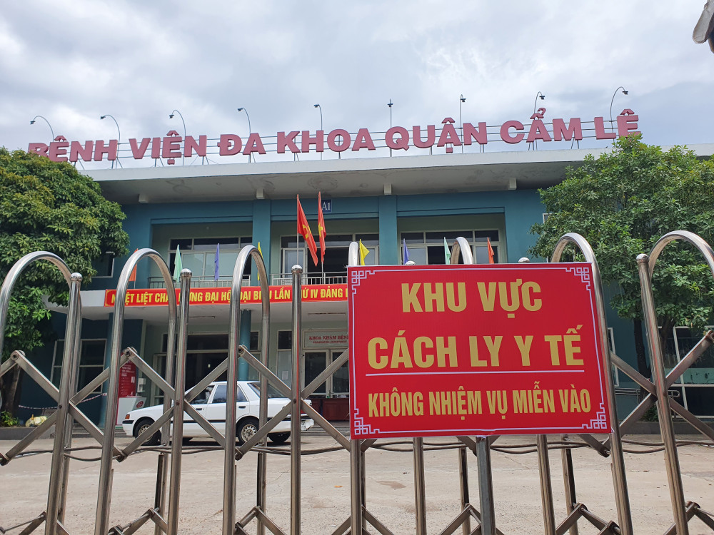 Phong tỏa Bệnh viện Cẩm Lệ 