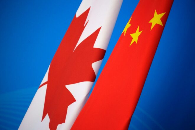 Quan hệ ngoại giao giữa Canada và Trung Quốc xấu đi sau vụ Bắc Kinh bắt giữ công dân Canada và vụ giám đốc điều hành hàng đầu của Huawei, bà Mạnh Vãn Chu, hiện đang bị giam giữ tại Vancouver (Canada) - Ảnh: AFP