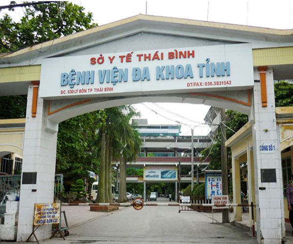 Bệnh viện Đa khoa tỉnh Thái Bình.