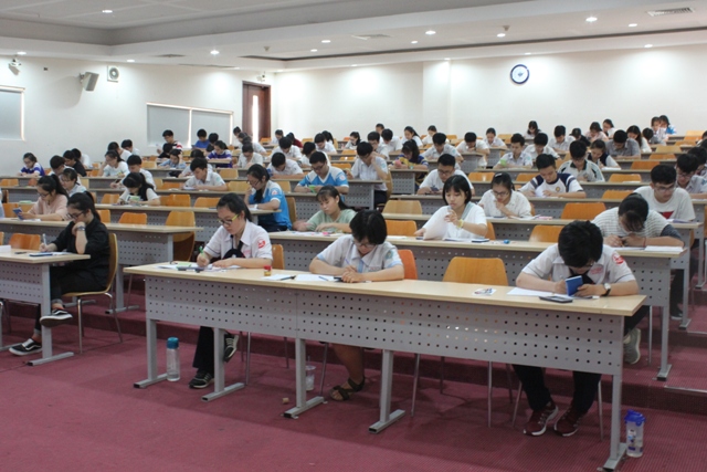 Thí sinh tham gia kỳ thi đánh giá năng lực 2019