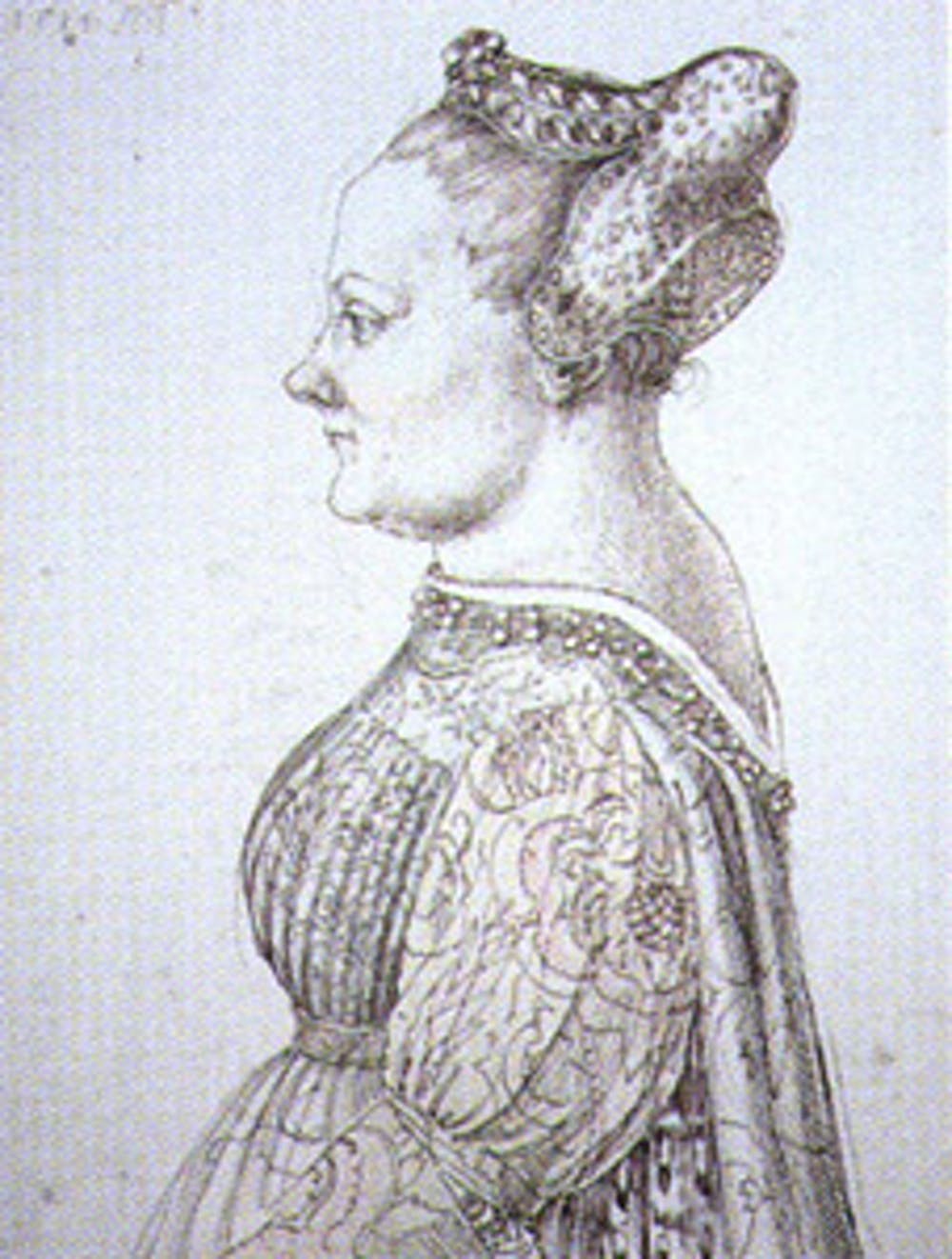 Chân dung nữ hoàng Caterina (1494-1495) - Ảnh: Albrecht Dürer/Wikimedia