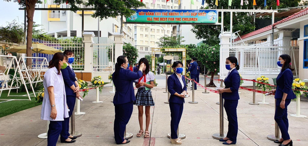 Trường Tiểu học Lê Đức Thọ - Gò Vấp vững tin phòng chống dịch cho học sinh vào năm học mới