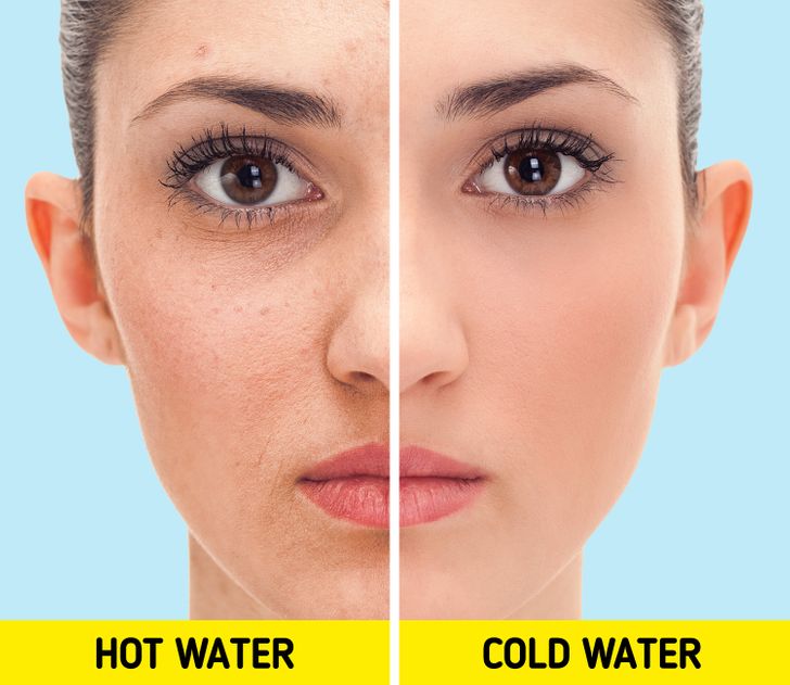 . Nó mang lại cho làn da của bạn một làn da sáng khỏe. 5 điều kỳ diệu mà tắm nước lạnh có thể làm cho làn da của bạn ©  Depositphotos.com Tắm nước lạnh giúp tăng cường lưu thông máu . Đối với khuôn mặt của bạn, điều này có nghĩa là một vẻ ngoài rạng rỡ tươi mới. Tin tốt là bạn không cần ở trong lạnh quá lâu để giúp da sáng hơn. Tắm trong nước lạnh nhẹ hoặc thậm chí ấm là đủ để nuôi dưỡng da.