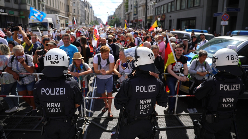Nhiều cuộc biểu tình lớn diễn ra trên khắp châu Âu trong ngày 29/8.
