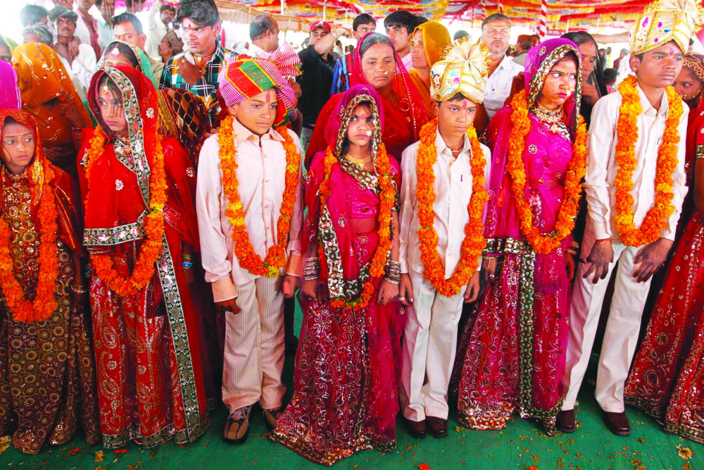 Tục tảo hôn vẫn đang là vấn đề nhức nhối ở Ấn Độ, quốc gia chiếm đến 1/3 số cô dâu dưới tuổi trưởng thành trên toàn thế giới - Ảnh: Reuters
