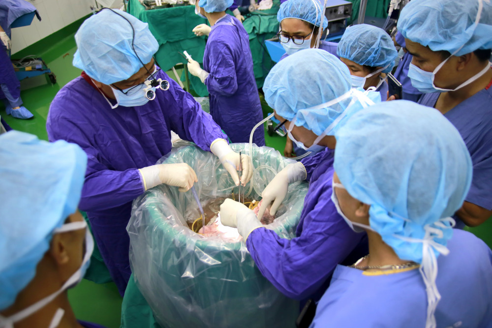 Bệnh nhân được phẫu thuật sau khi có người chết não hiến tạng