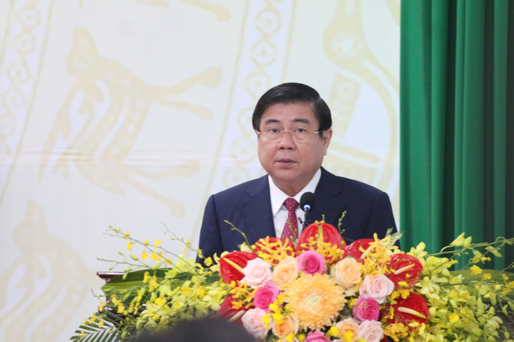 Chủ tịch UBND TPHCM Nguyễn Thành Phong vẫn lo ngại công tác giải ngân vốn đầu tư công dù nội dung này đạt nhiều kết quả tích cực