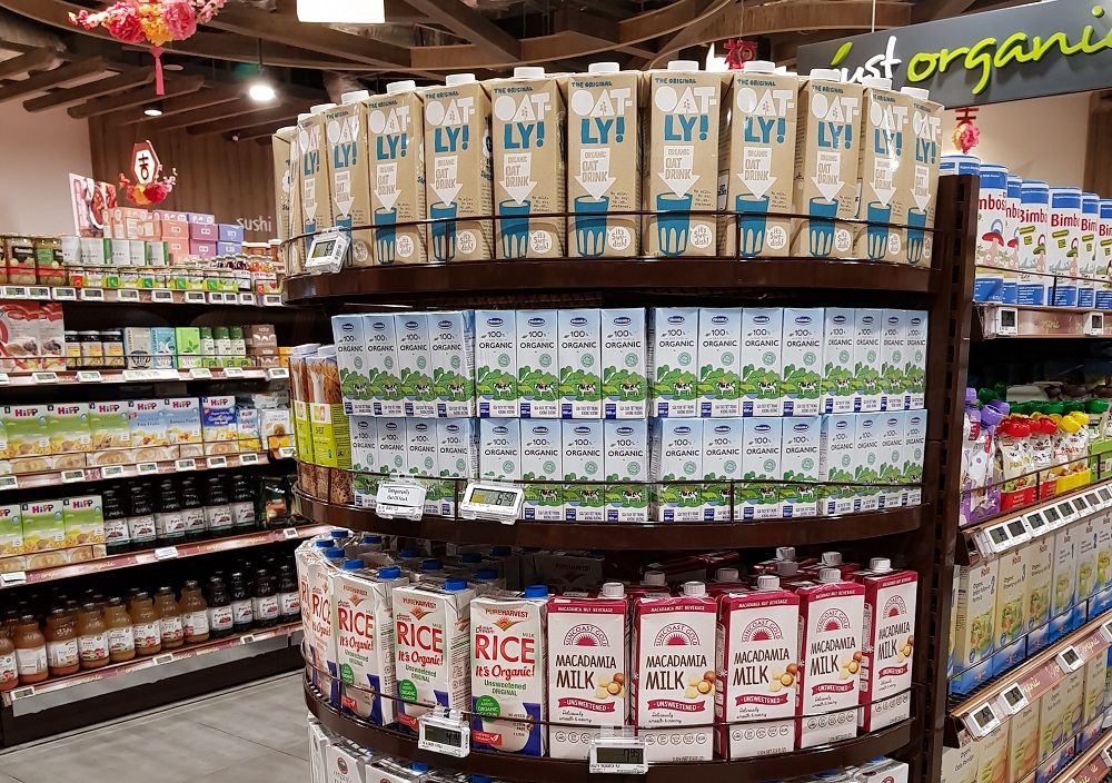 Sữa Organic của Vinamilk tại Singapore, một trong những thị trường “khó” đã được doanh nghiệp chinh phục. Ảnh: Vinamilk cung cấp 