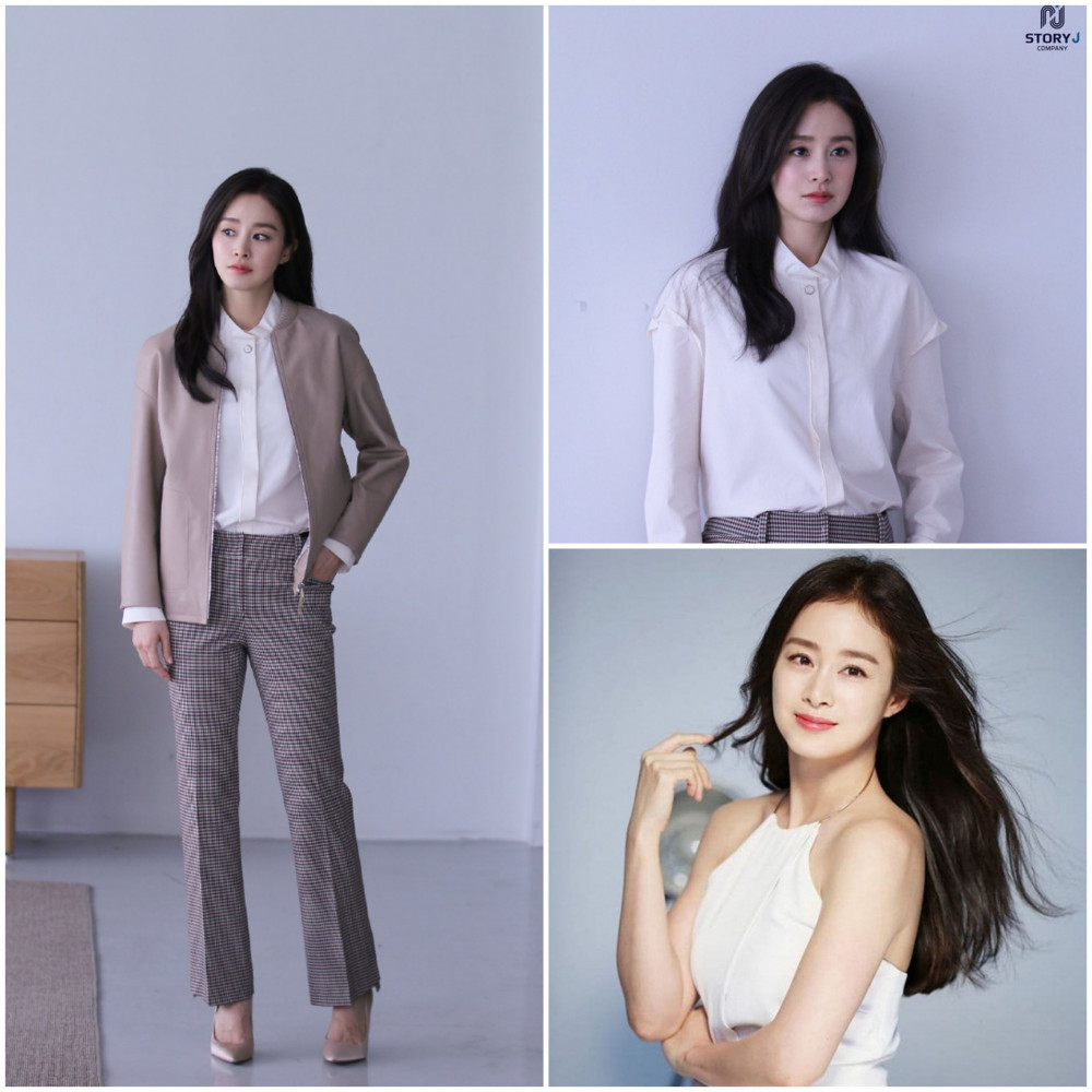 Kim Tae Hee giữ dáng chuẩn sau sinh.