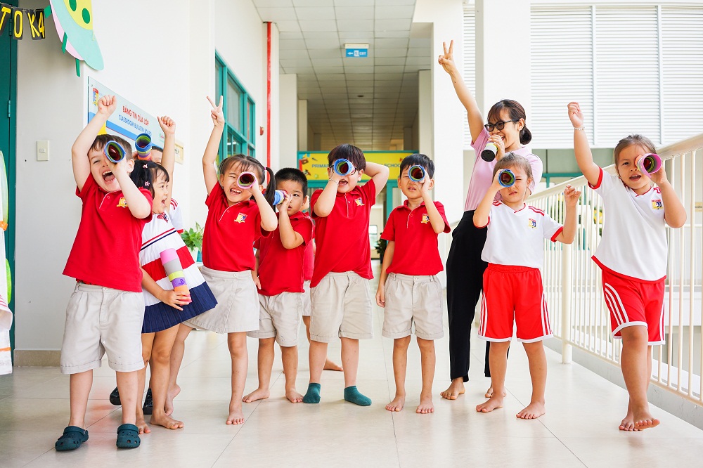 Tiếng cười luôn tràn ngập khắp mọi nơi tại Kinderstar. Ảnh: Royal School cung cấp