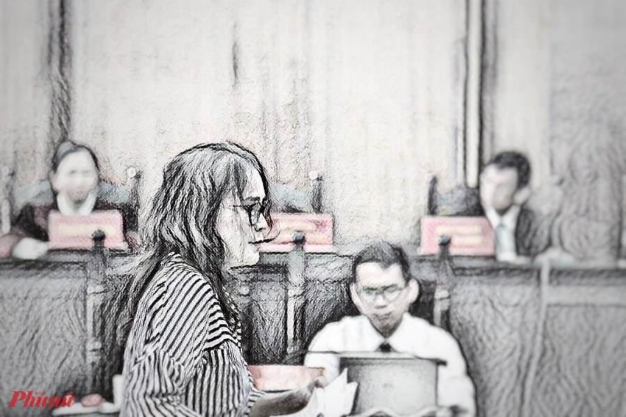 Bị cáo Lê Thị Thanh Thúy tại phiên tòa sáng 19/9/2020