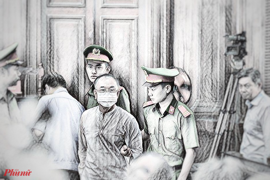 Ông Nguyễn Thành Tài tại phiên tòa sơ thẩm ngày 20/9/2020, trước giờ bị tuyên án