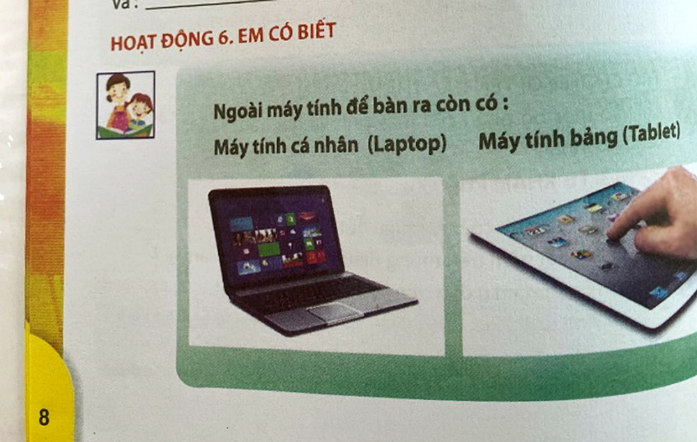 Trang 8 của sách giới thiệu sai khái niệm  “máy tính cá nhân”