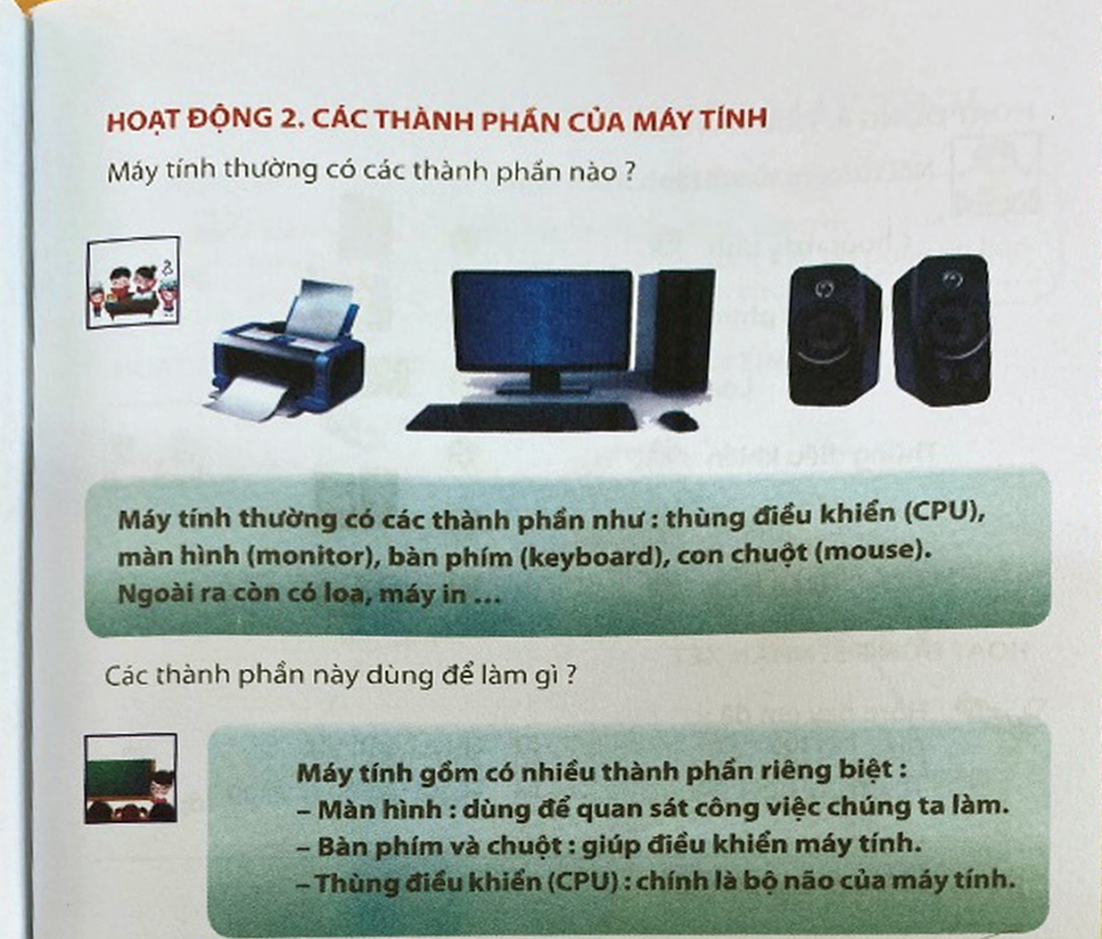 Nhặt “sạn” sách Luyện tập tin học 1 - Báo Phụ Nữ