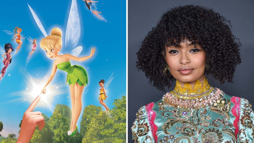 Yara Shahidi và nhân vật Tinker Bell mà cô sẽ đảm vai.