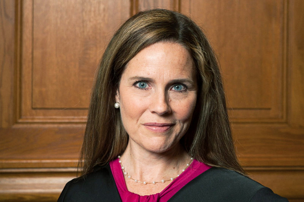 Bà Amy Coney Barrett, người được Tổng thống Trump đề cử cho vị trí thẩm phán  ở Tối cao pháp viện - Ảnh: Getty Images