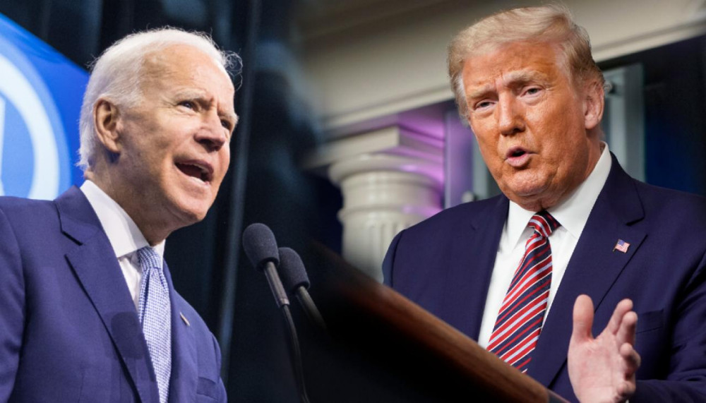 Cả ông Trump và ông Biden liên tục công kích nhau bằng những ngôn từ nặng nề - Ảnh: Getty Images