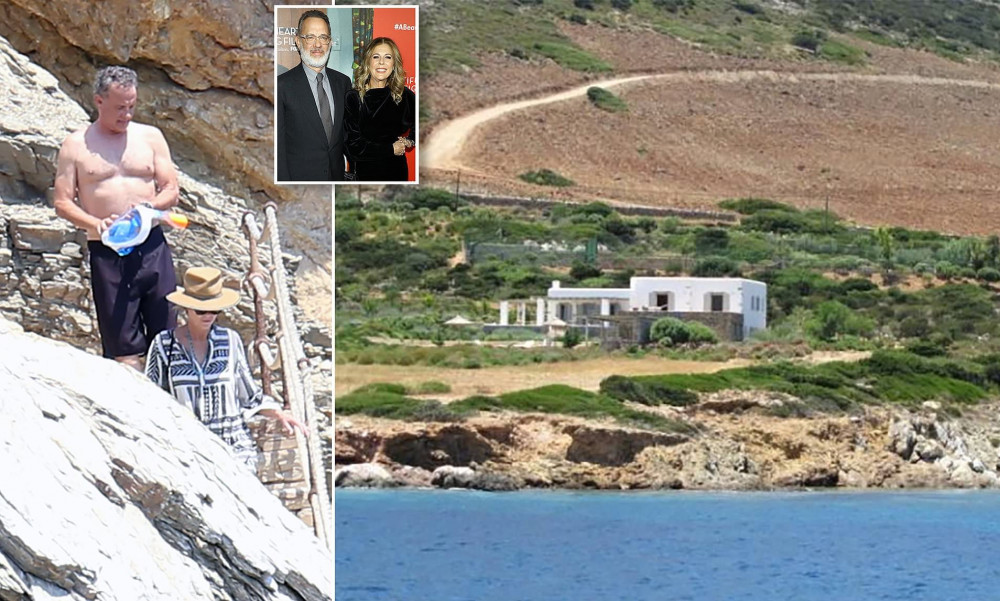 Tom Hanks và vợ đang tận hưởng cuộc sống tại Hy Lạp trong ngôi nhà nhỏ hơn dinh thự của họ tại Hollywood.