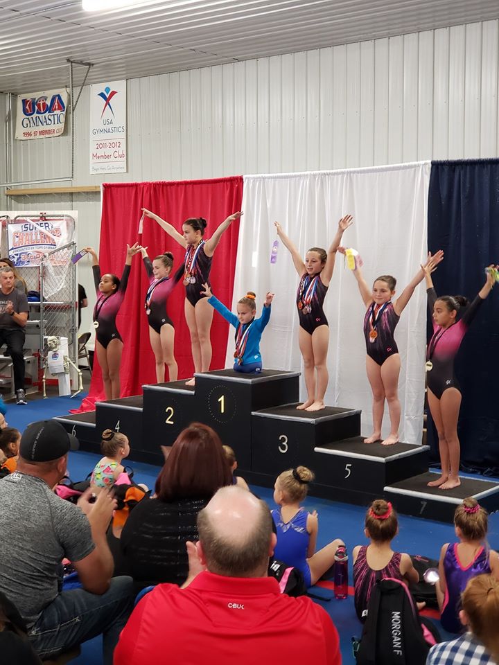 Cô bé Paige là chủ nhân của hàng loạt giải thưởng thể dục dụng cụ - Ảnh: Zanesville Gymnastics