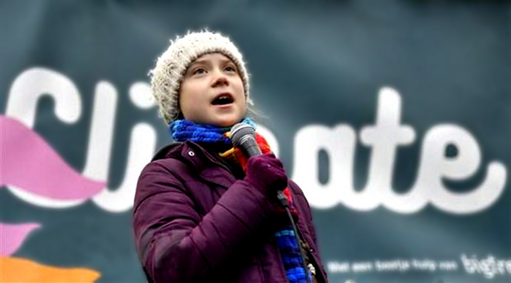 nhà hoạt động khí hậu thiếu niên Greta Thunberg