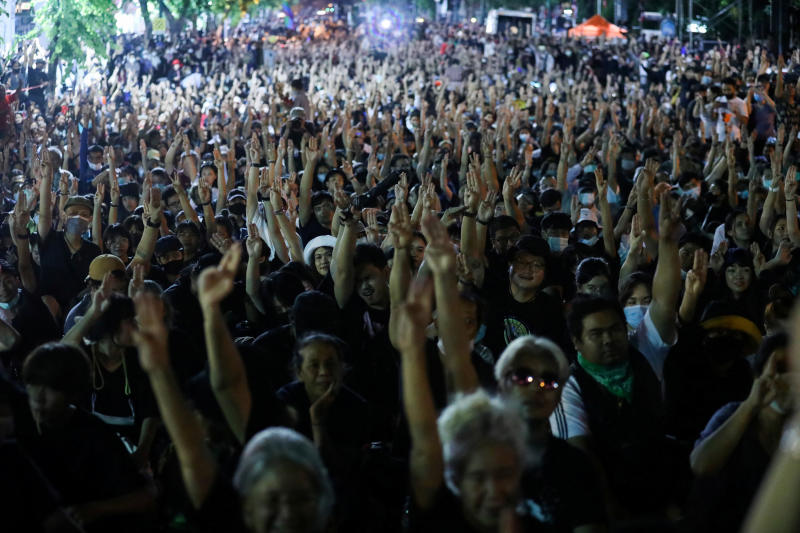Hàng loạt các cuộc biểu tình diễn ra trong vài tháng qua tại Thái Lan.