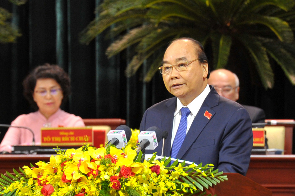 Thủ tướng Nguyễn Xuân Phúc chỉ đạo hội nghị