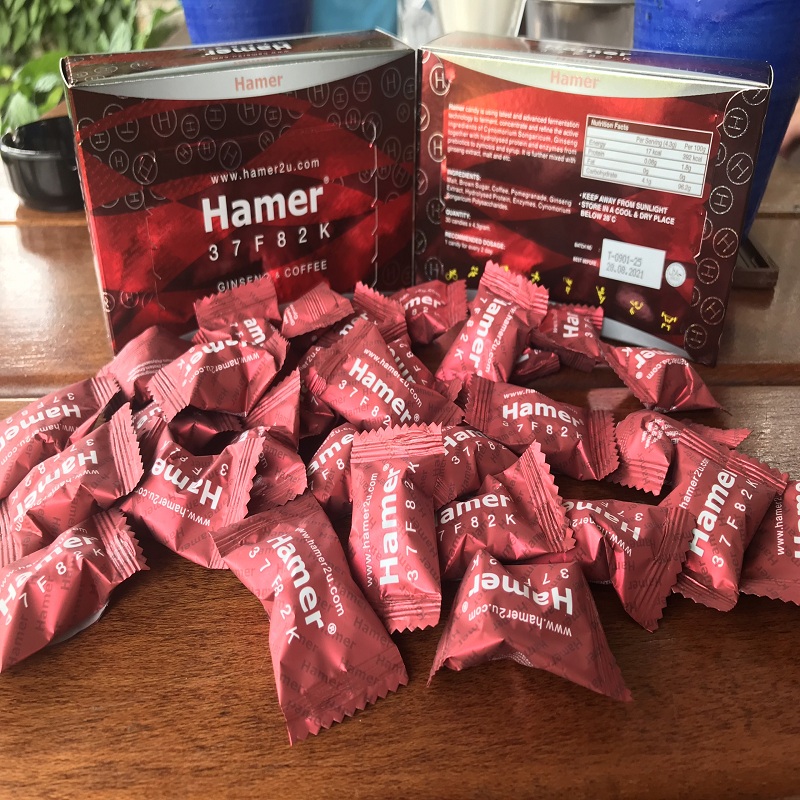 Kẹo Hamer được nhiều shop phòng the trên mạng bày bán, quảng cáo với công dụng kỳ diệu