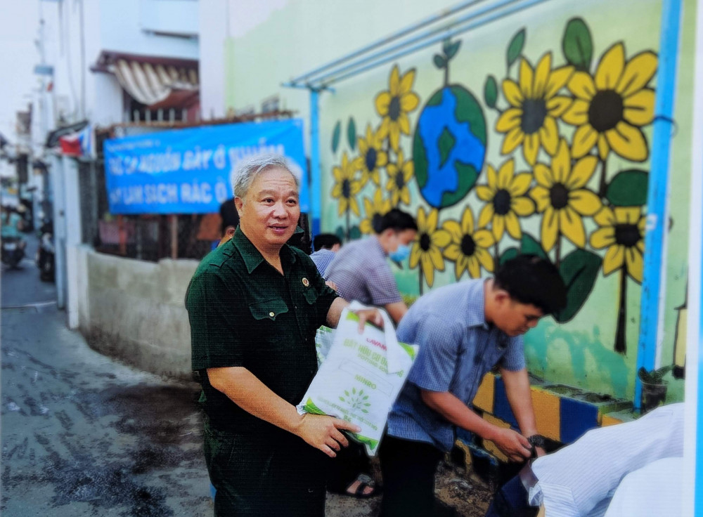 Ông Nguyễn Thanh Tuấn – Chủ tịch Hội Cựu chiến binh phường 14, quận 4 – gương điển hình Dân vận khéo cấp thành phố năm 2018, 2019