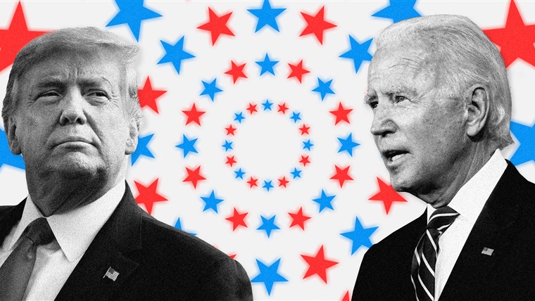 Tổng thống Trump và ông Joe Biden vẫn chưa 