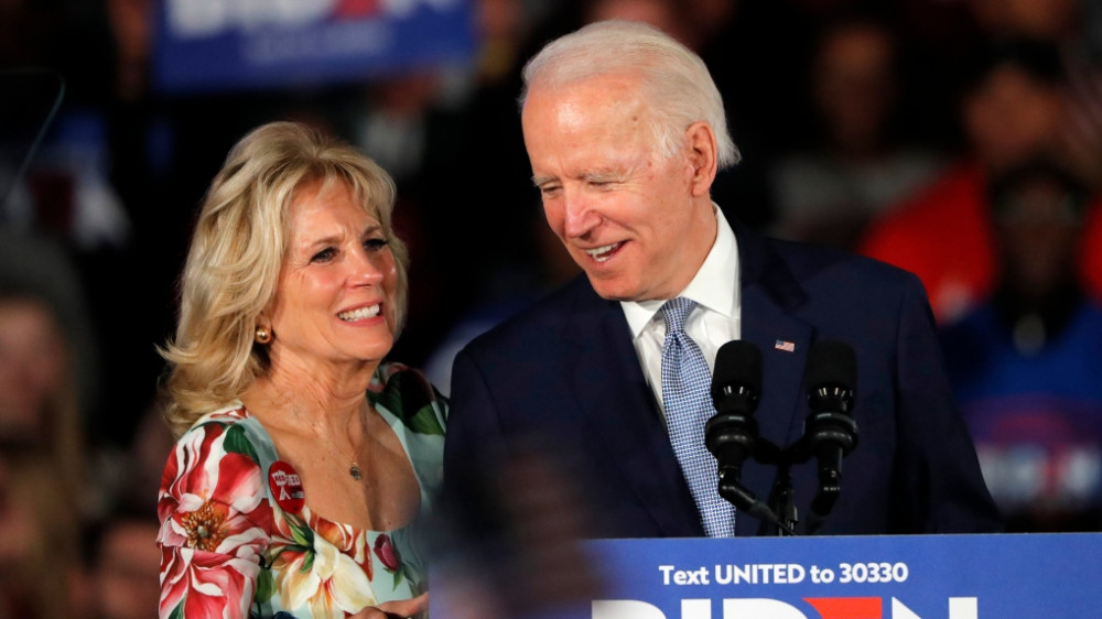 Bà Jill Biden là hậu phương vứng chắc của ông Joe Biden.