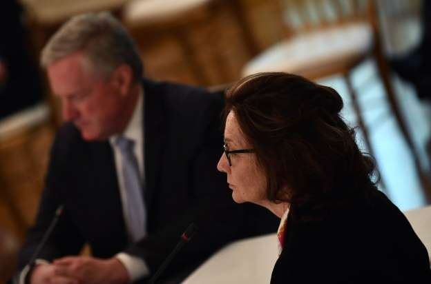 Giám đốc CIA Gina Haspel (phải) gặp Tổng thống Donald Trump tại Nhà Trắng - Ảnh: AFP/Getty Images