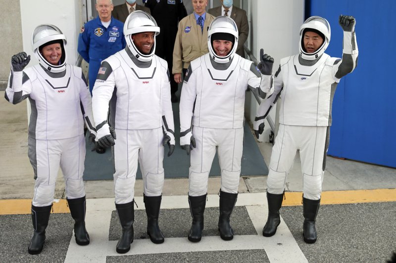 Đội hình 4 phi hành gia được SpaceX đưa lên Trạm Vũ trụ Quốc tế.