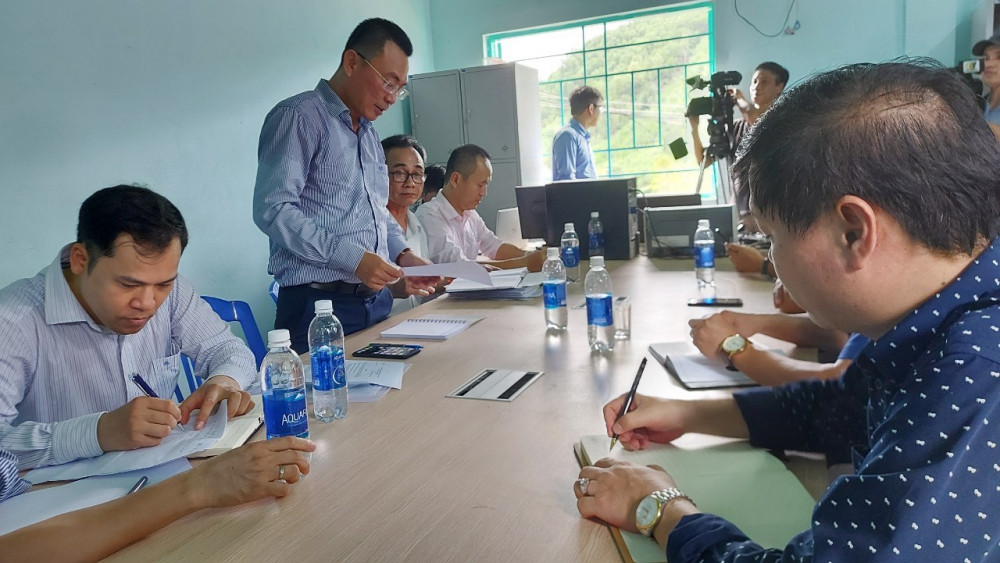 Đoàn làm việc với Công ty CP Thủy điện miền Trung Việt Nam - chủ đầu tư nhà máy thủy điện Thượng Nhật, 