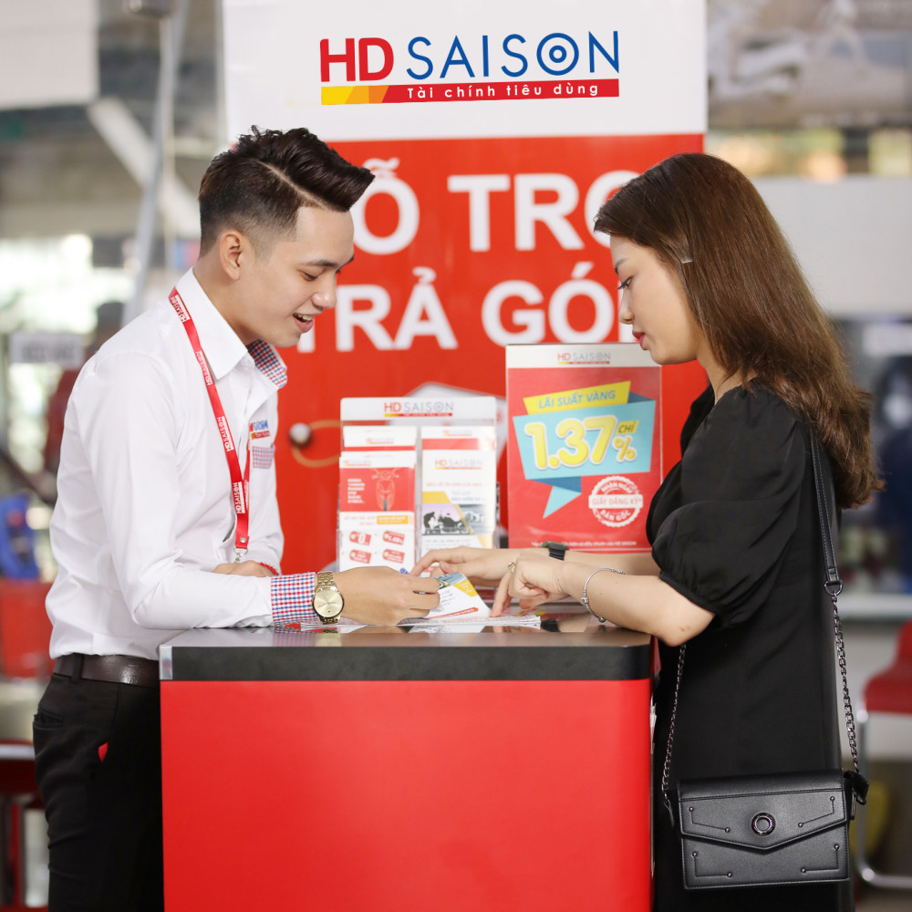 Nhiều ưu đãi khi khách hàng vay trả góp xe máy qua Công ty Tài chính HD SAISON. Ảnh: HD SAISON cung cấp