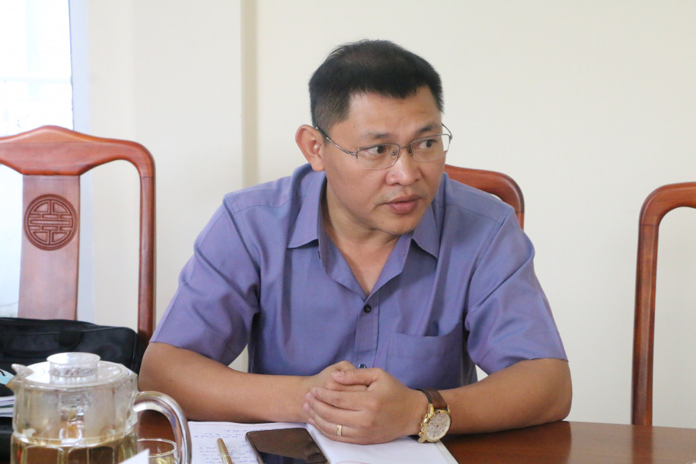 ông Lê Văn Khoa - Tổng giám đốc Công ty CP đầu tư thủy điện Miền Trung Việt Nam nói sẽ khắc phục những thiếu xót còn tồn tại