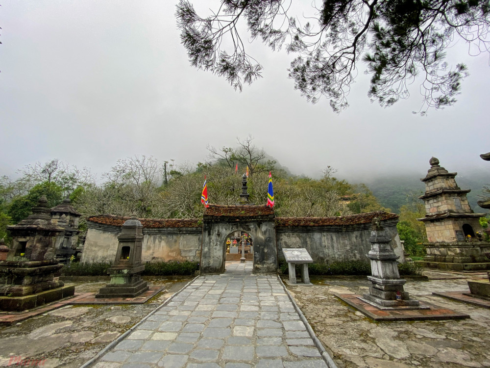 Vườn tháp Huệ Quang, nơi linh thiêng của Khu di tích Yên Tử.