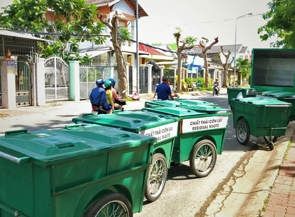 Phân loại rác tại nguồn ở TP.Tân An - một địa phương không có biển - để góp phần ngăn chặn rác thải ra biển