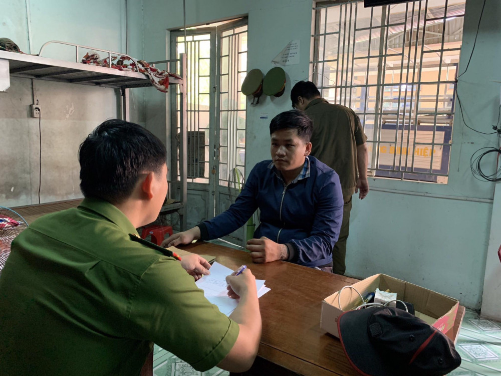 Nguyễn Tấn Thành, kẻ gây ra vụ việc đã bị bắt khẩn cấp