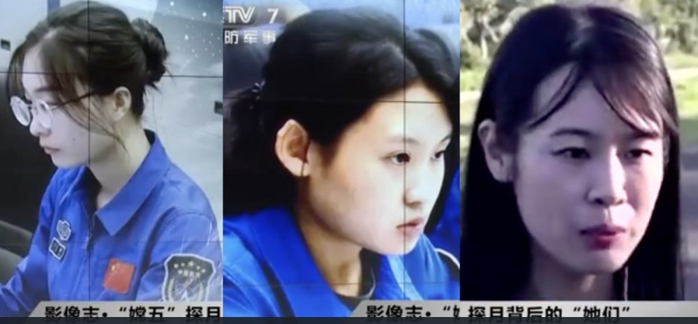 Ba người phụ nữ được truyền thông Trung Quốc ca ngợi trong tuần qua, từ trái sang: Zhou Chengyu, Cui Yihan và Sun Zhenlian