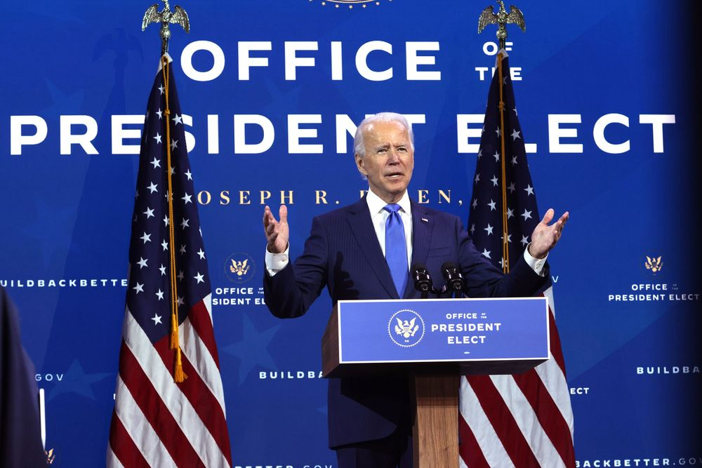 Ông Biden chính thức giành chiến thắng tại cuộc bỏ phiếu của các thành viên Đại cử tri đoàn sau khi giành được 55 phiếu đại cử tri của California - Ảnh: Alex Wong/Getty Images North America