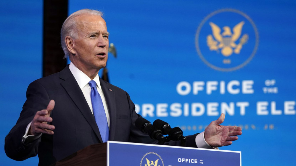 Tổng thống đắc cử Joe Biden đã công kích các đảng viên Cộng hòa vì đã đưa ra những tuyên bố vô căn cứ về tính hợp pháp của cuộc bầu cử, trong bài phát biểu vào tối 14/12 ở Wilmington, bang  Delaware