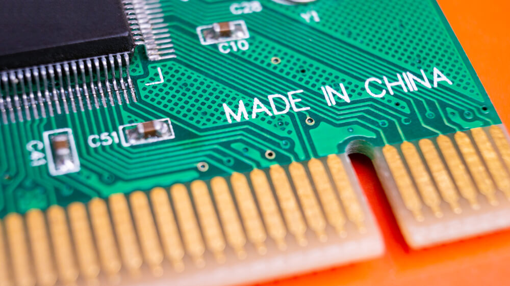 Trung Quốc hiện đang tụt hậu về lĩnh vực sản xuất chip điện tử.