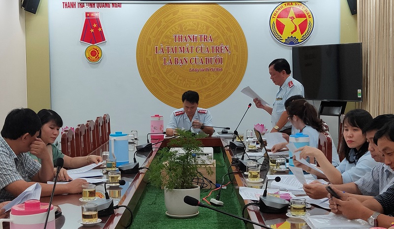Thanh tra tỉnh Quảng Ngãi đang tiến hành thanh tra tại 3 BQL dự án cấp tỉnh
