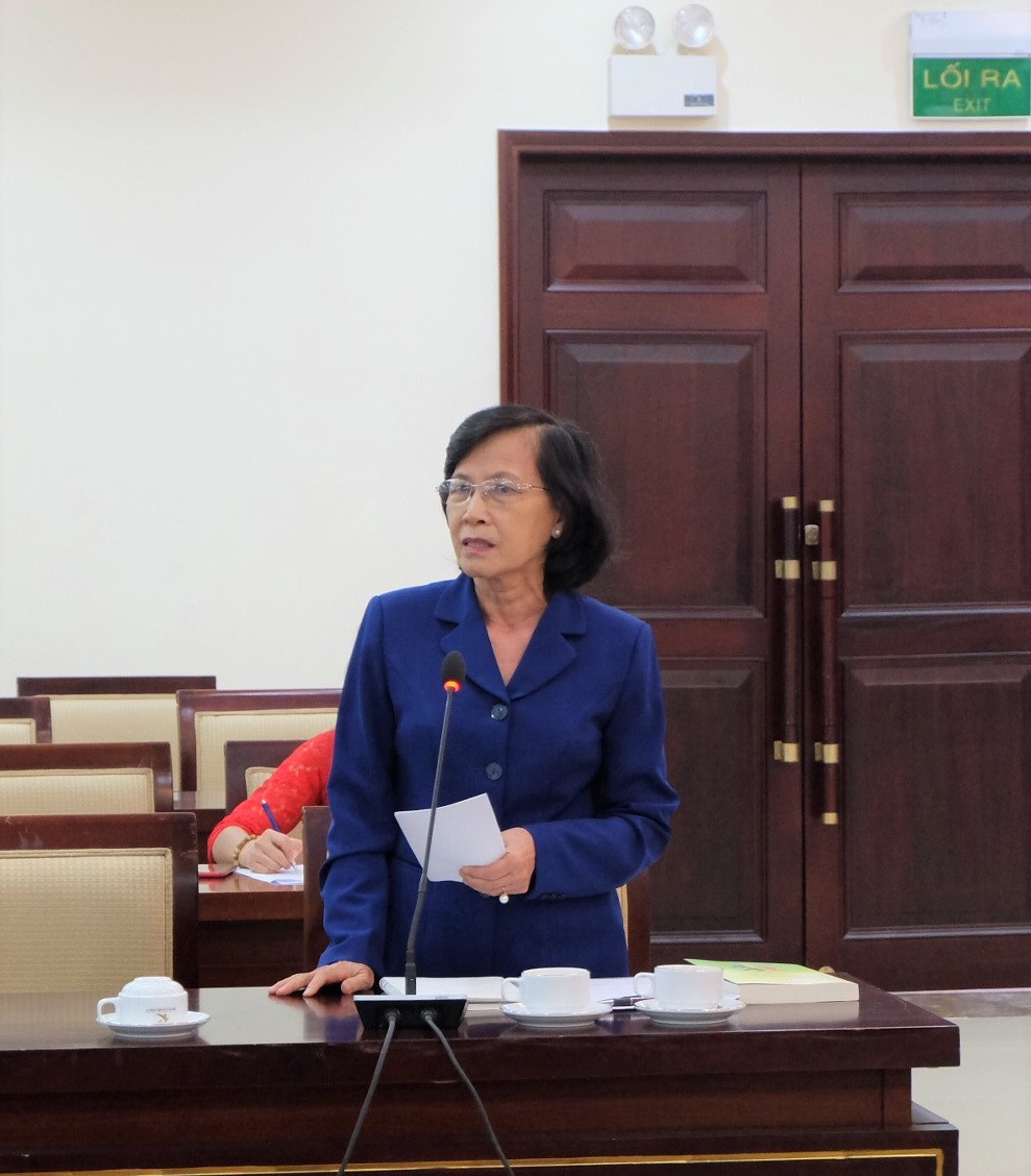 Nguyên Chủ tịch HĐND TPHCM Phạm Phương Thảo nêu tầm quan trọng của bữa cơm gia đình và các chính sách về gia đình phù hợp bước tiến thời đại.