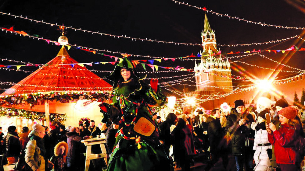 Lễ hội Giáng sinh và năm mới hằng năm ở Moscow có thể bị hủy bỏ - Ảnh: Getty Images