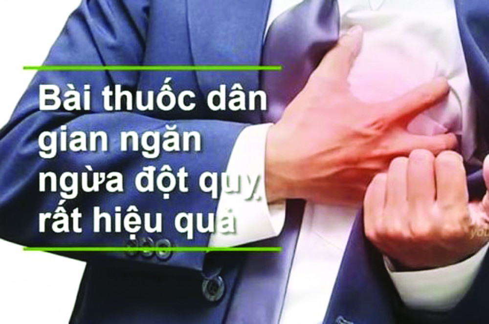 Trên mạng lan truyền nhiều bài thuốc dân gian trị đột quỵ nhưng bài thuốc không thể sử dụng cho mọi người