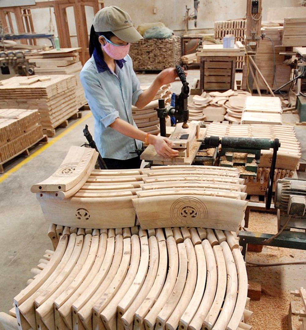 Nhờ xuất khẩu tốt, doanh nghiệp ngành gỗ có mức thưởng năm nhỉnh hơn năm 2019  - Ảnh: Hiệp hội Chế biến gỗ tỉnh Bình Dương