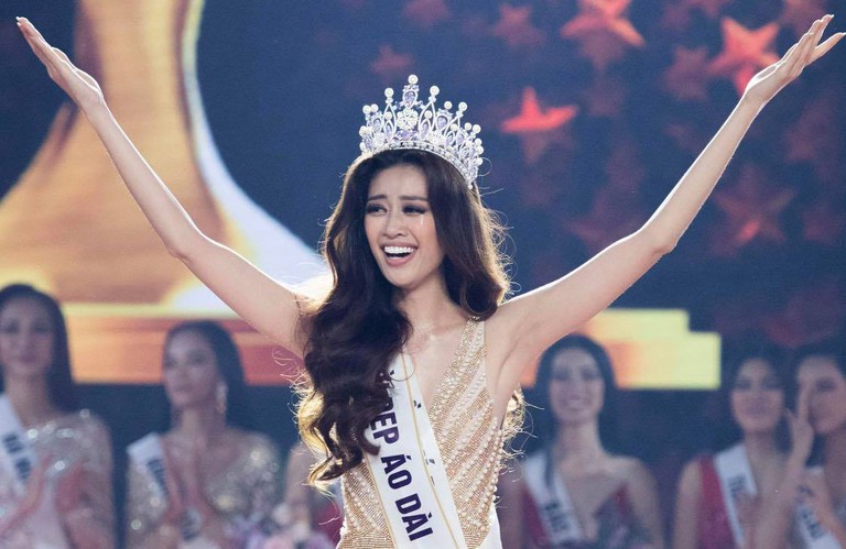 Khánh Vân nhiều lần thi nhan sắc trước khi đạt được danh hiệu cao nhất tại Hoa hậu Hoàn vũ Việt Nam 2019