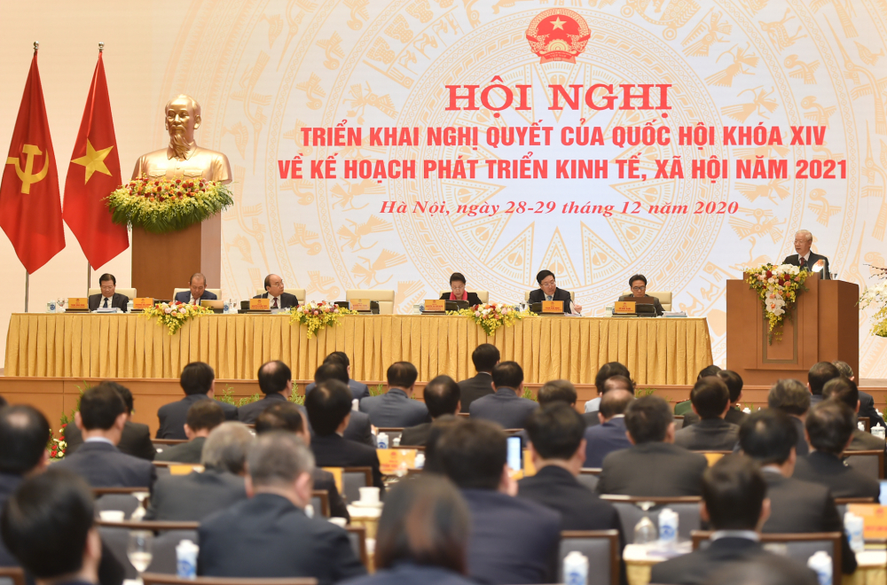 Hội nghị trực tuyến Chính phủ diễn ra trong 2 ngày 28 và 29/12.